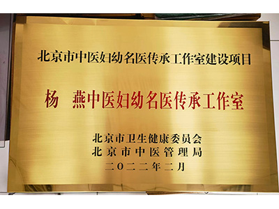 杨燕名医传承工作室